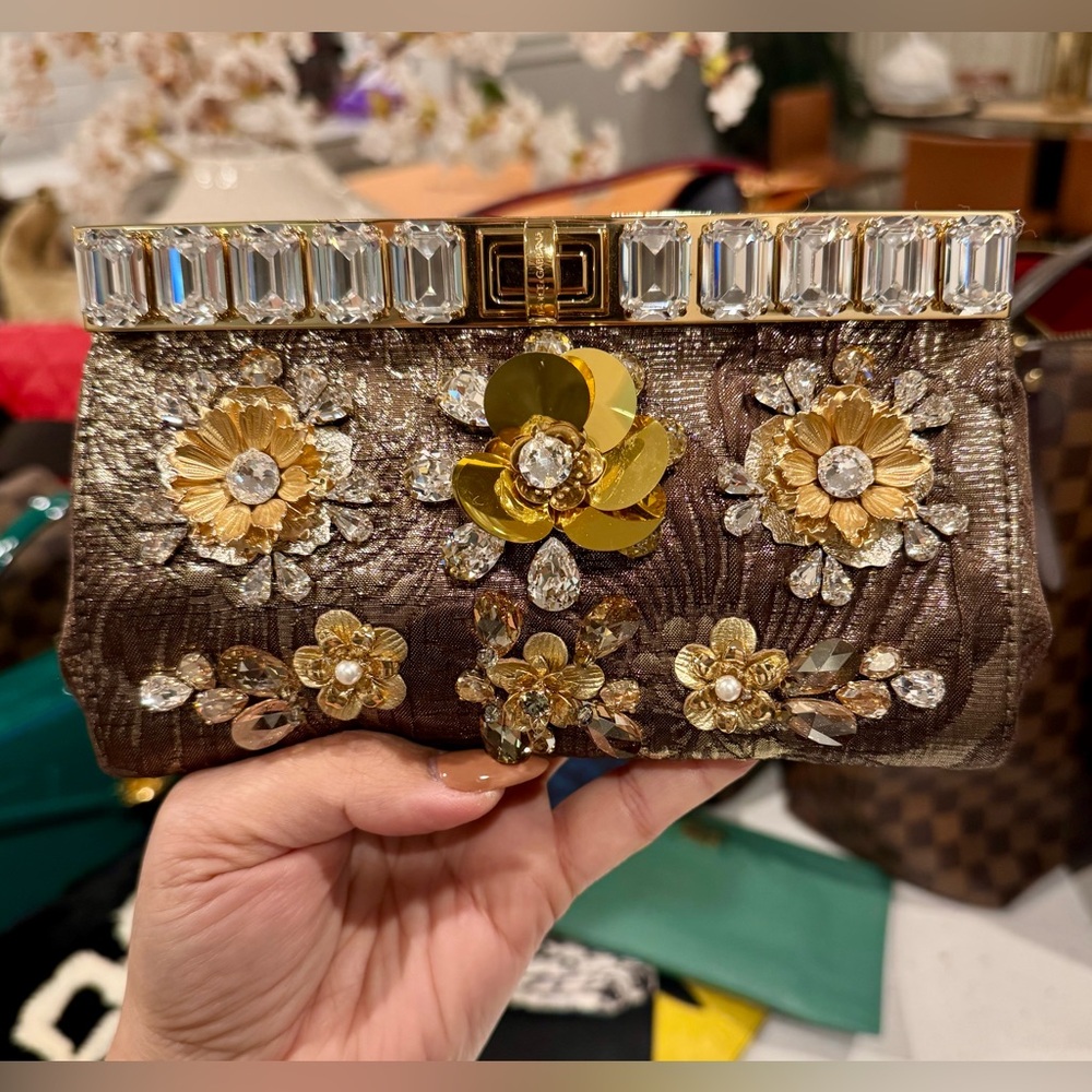 DG Studded Clutch Bag - Picture 3 of 9